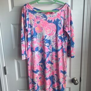 Lilly Pulitzer T-shirt Dress - Pink and Blue